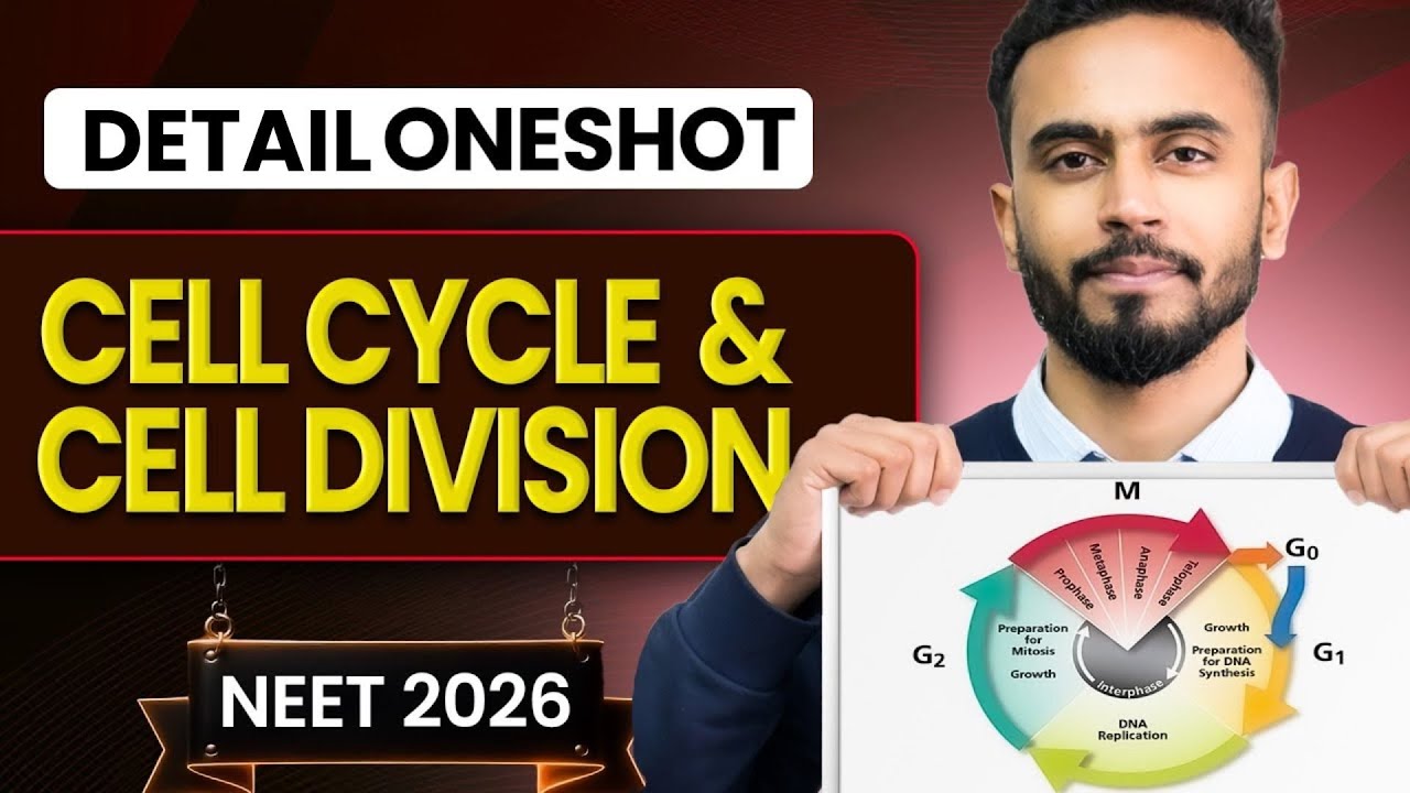 Cell Cycle And Cell Division Oneshot for NEET | Yoddha 2026 | Siba Sir
