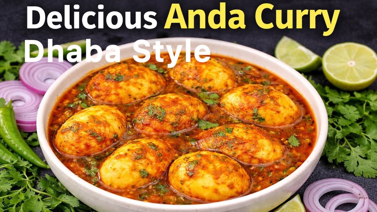 Royal Dhaba Style Egg Curry 🥚✨ | Creamy Masaledar Anda Curry Recipe | Hotel Jaisa Taste Ghar Par