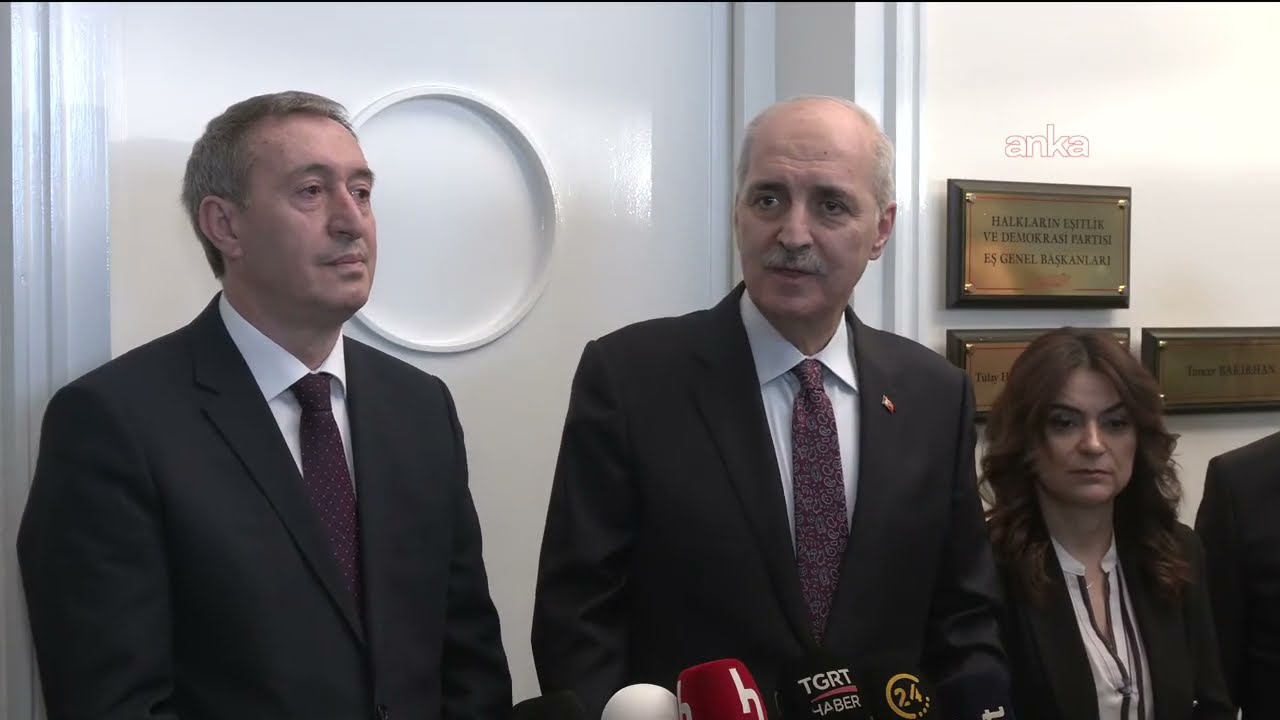 Numan Kurtulmuş, Tülay Hatimoğulları ve Tuncer Bakırhan'ı ziyaret etti / TBMM #Canlı