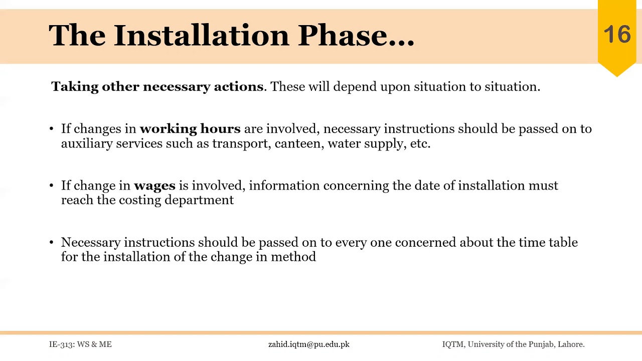 02_05_P2 Installing and Maintaining the New Method