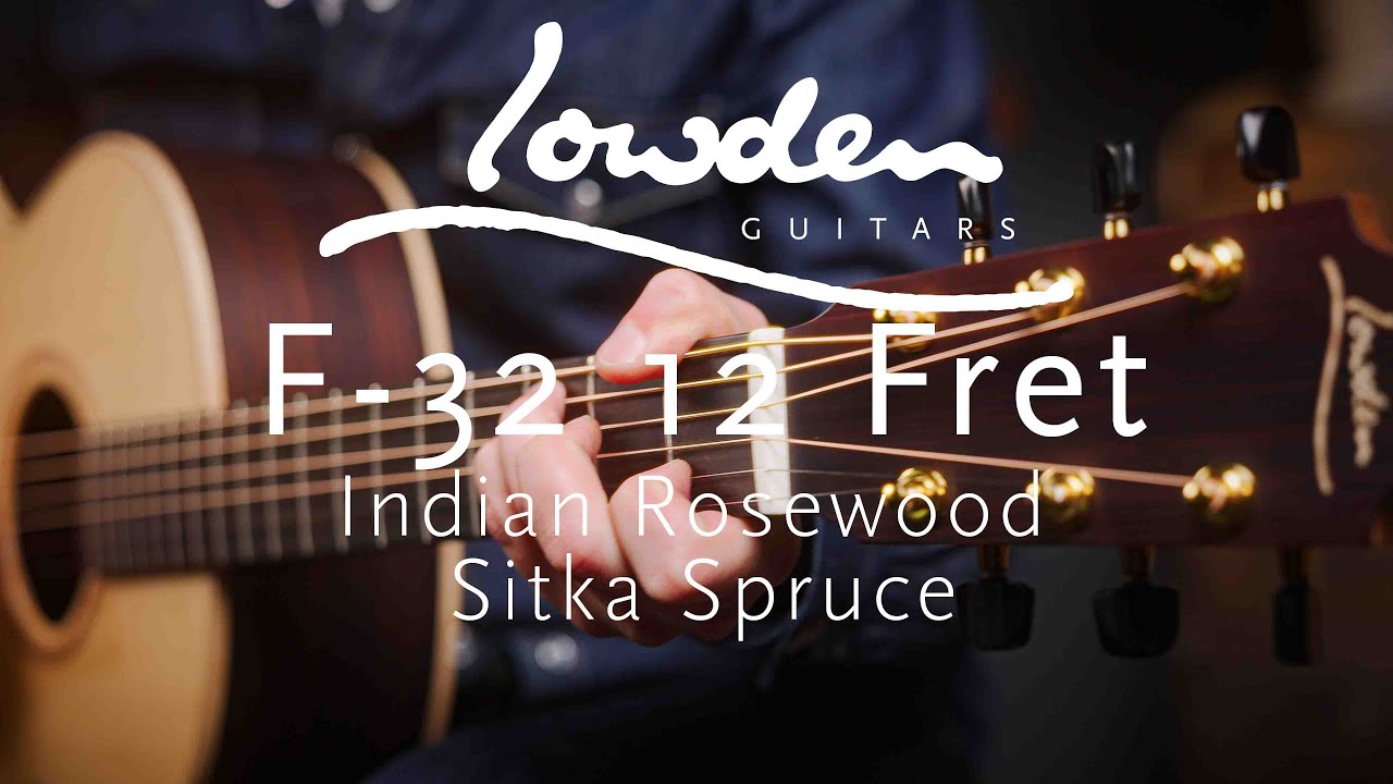Lowden F-32 12 Fret Acoustic Guitar Demo | Indian Rosewood & Sitka Spruce