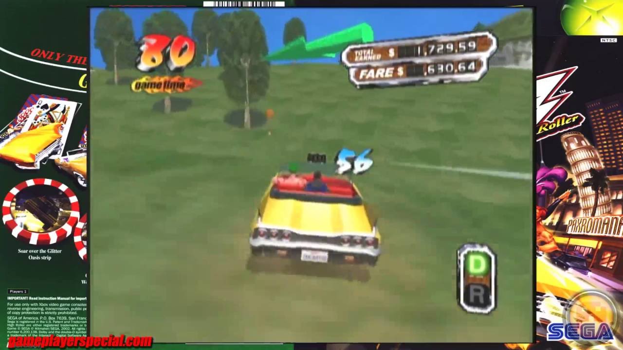Crazy Taxi 3 High Roller - Xbox - Gameplay - 1080p