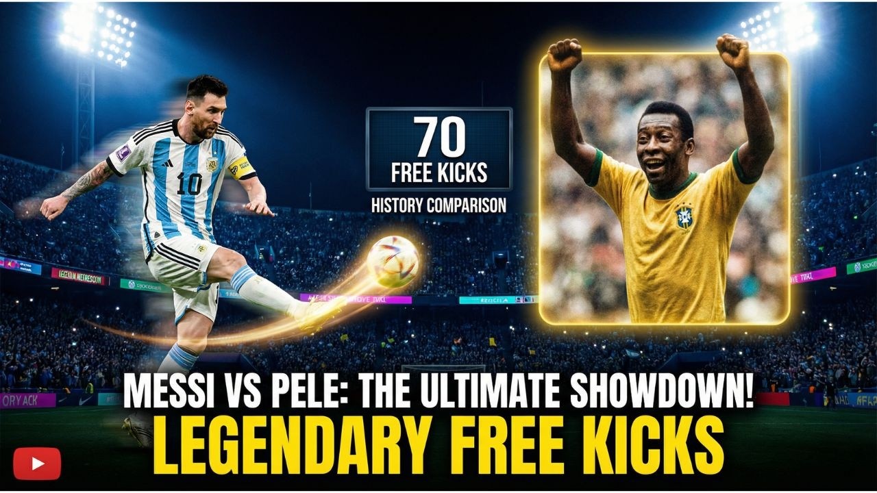 MESSI IGUALA A PELÉ 😱 70 TIROS LIBRES HISTÓRICOS | ¿ROMPERÁ EL RÉCORD DE 77?