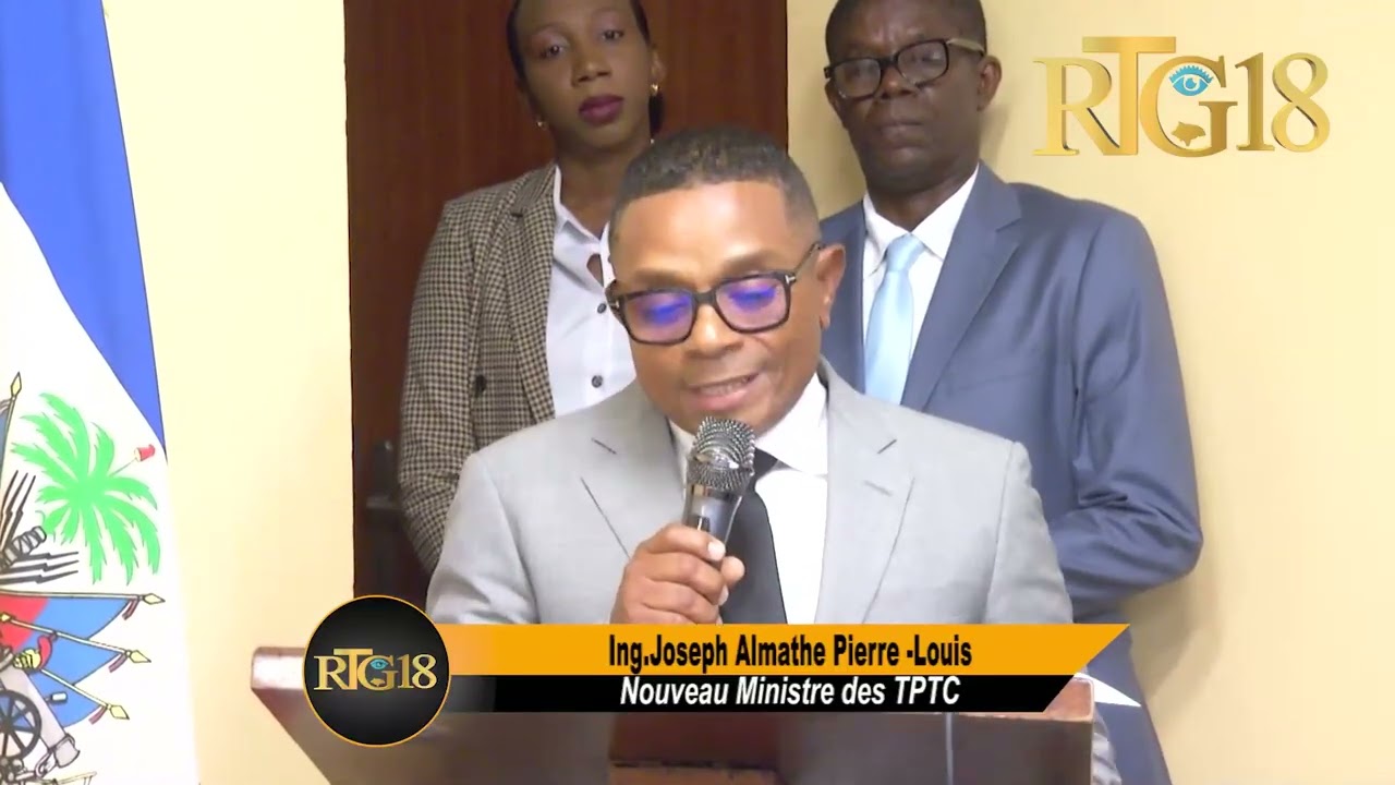 Ing.Joseph Almathe Pierre Louis enstale kòm nouvo minisTPTC.