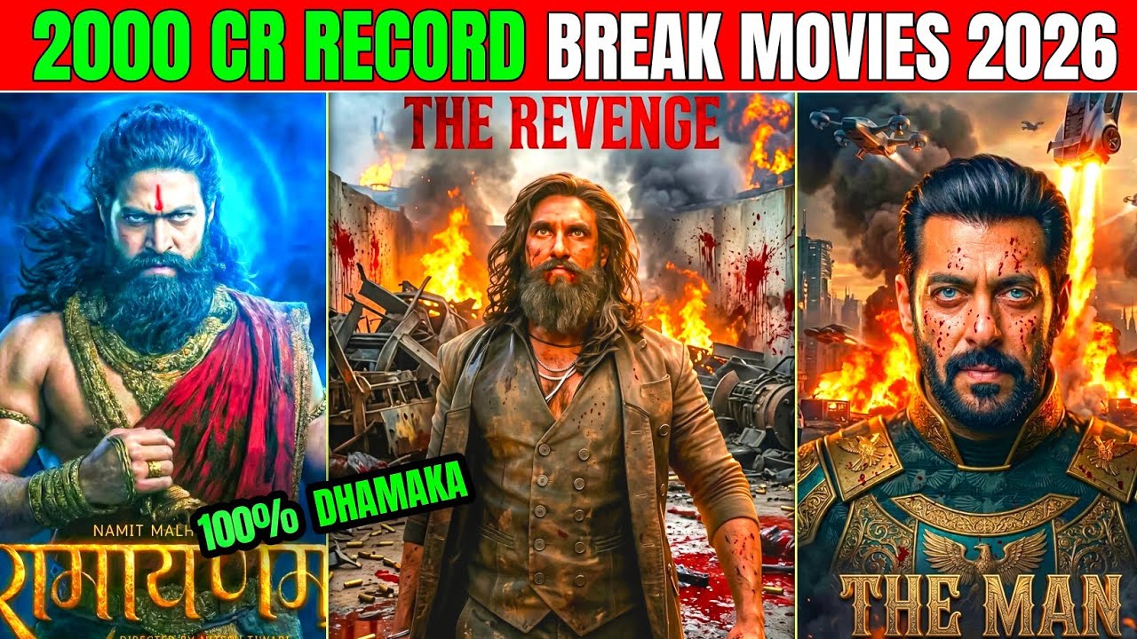 🔥 Top 10 Biggest Upcoming Pan India Movies That Can Break 2000 Crore Box Office| Dhurandhar 2
