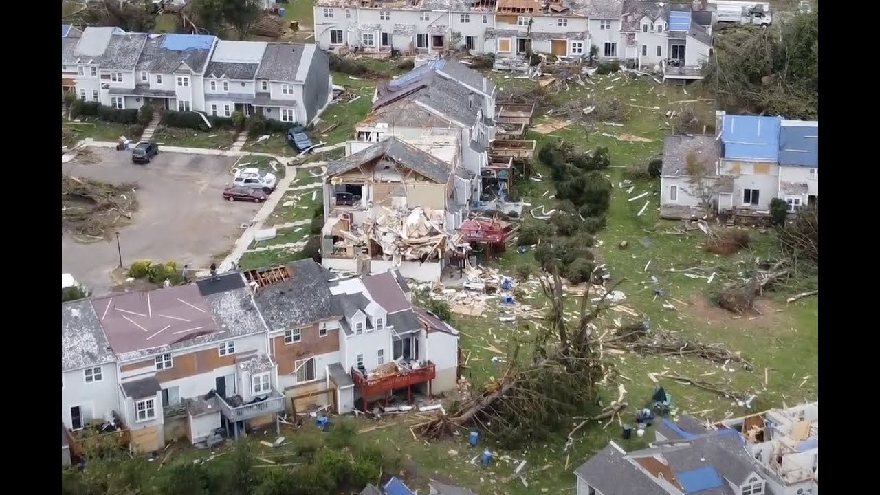 Fort Washington, PA Tornado Damage from Hurricane Ida