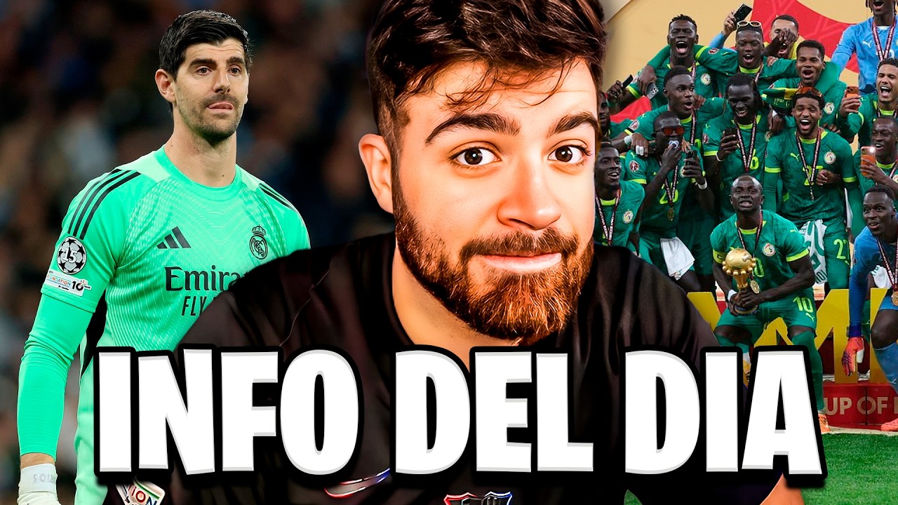 LA COBRA REACCIONA A INFO DEL DIA: COURTOIS LESIONADO Y SENEGAL NO QUIERE ENTREGAR LA COPA