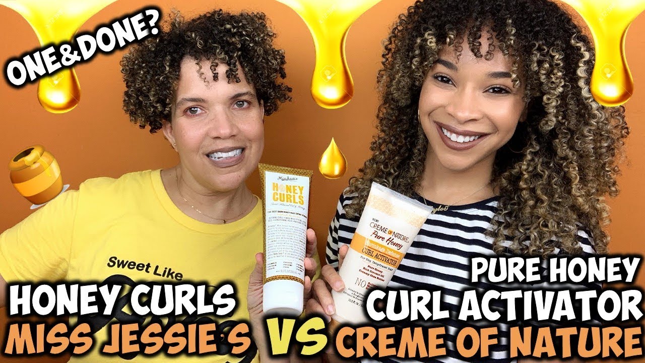 Creme of Nature Pure Honey Curl Activator VS Miss Jessie's Honey Curls | Do They Compare?