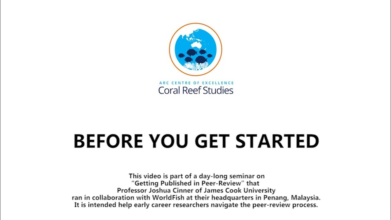 Before you get started