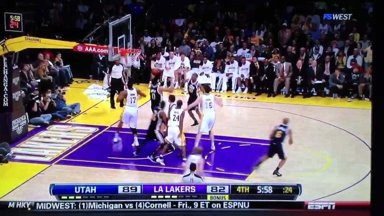 Kobe chokes again. Worst game in nba history