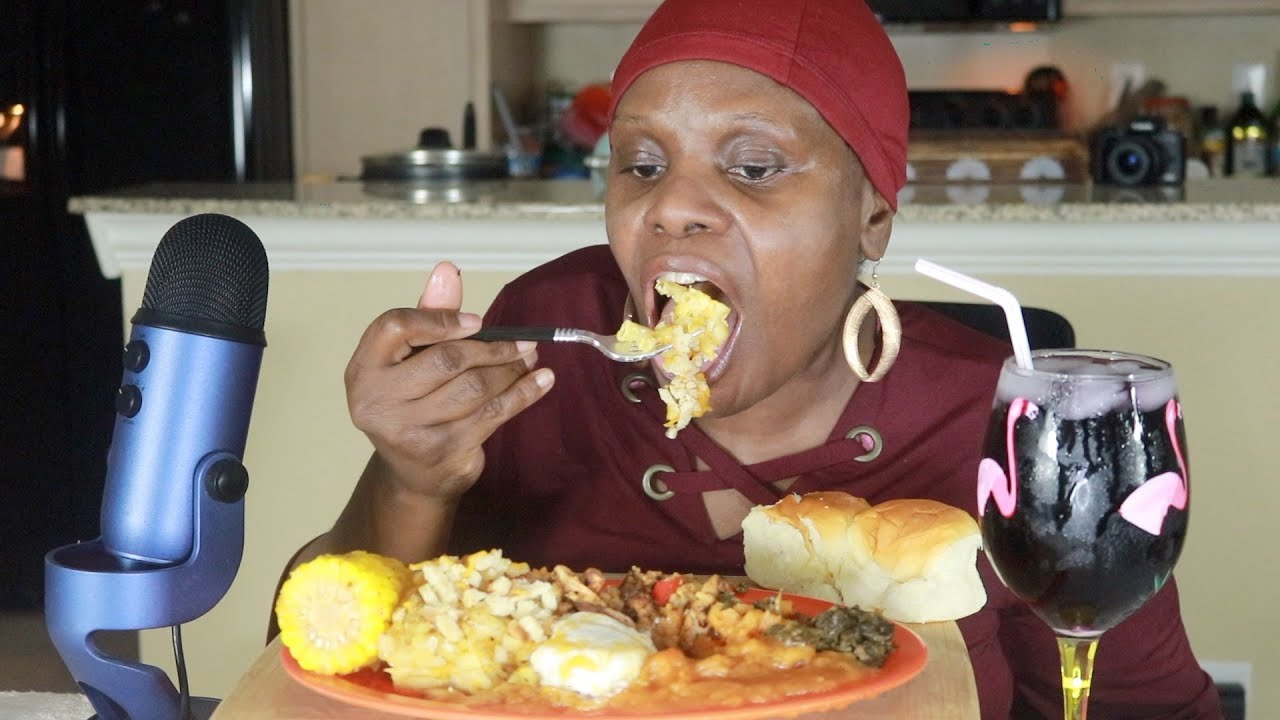 Thanksgiving Dinner ASMR EATING SOUNDS (2020)