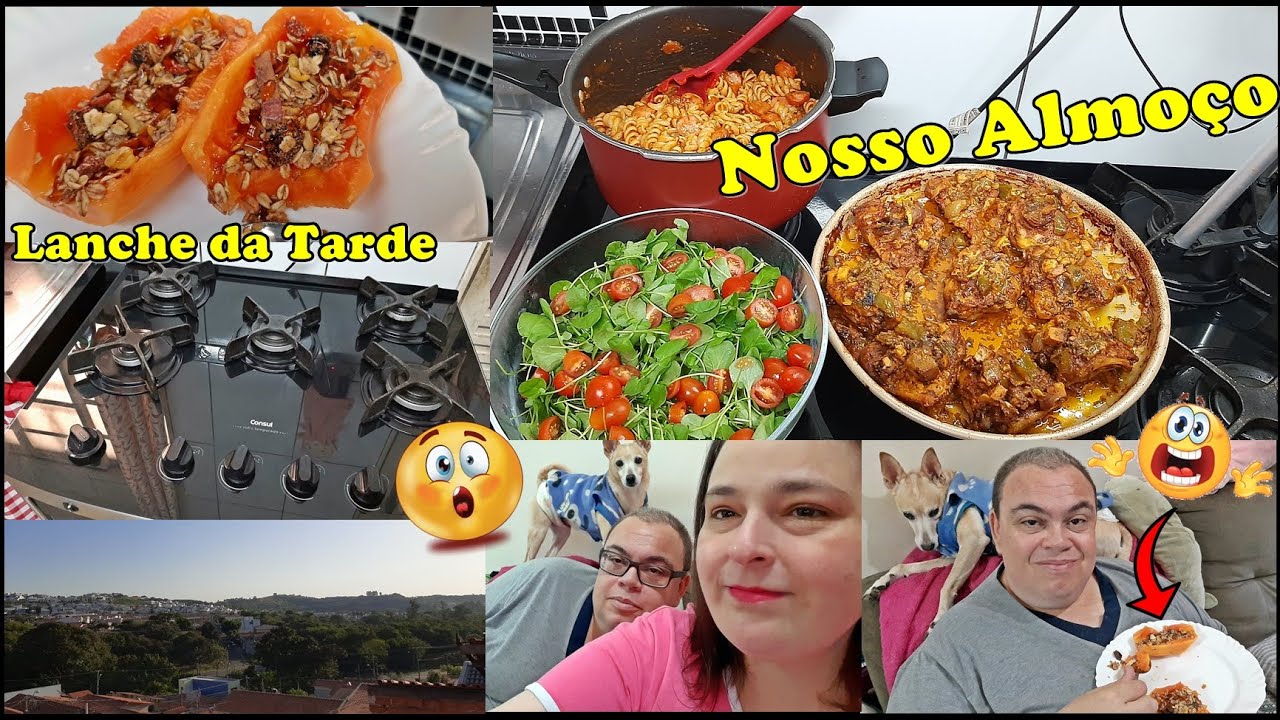 Nosso Almo&ccedil;o  Caprichado e Lanche da Tarde - O Ian Amou