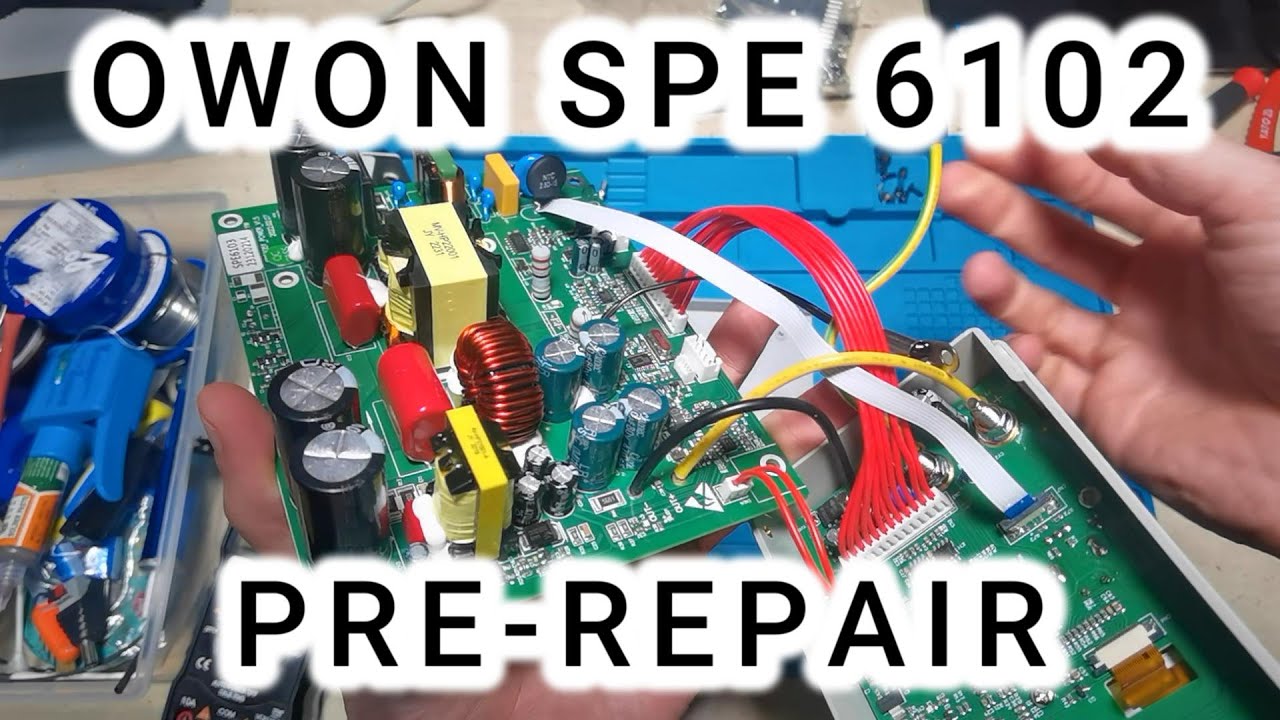 OWON SPE6103 PRE REPAIR TEARDOWN DISSASEMBLY [part 1]