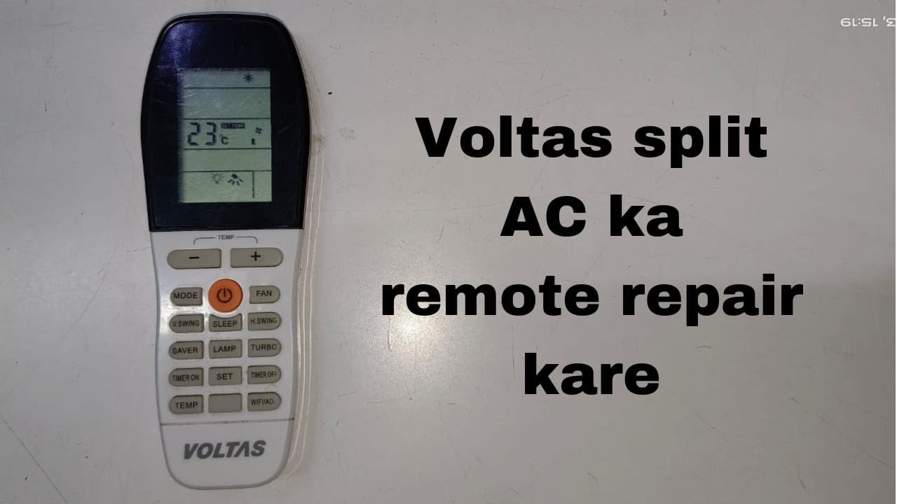 VOLTAS AC Ka remote repair karna sikhe#remote keypad problem #split AC