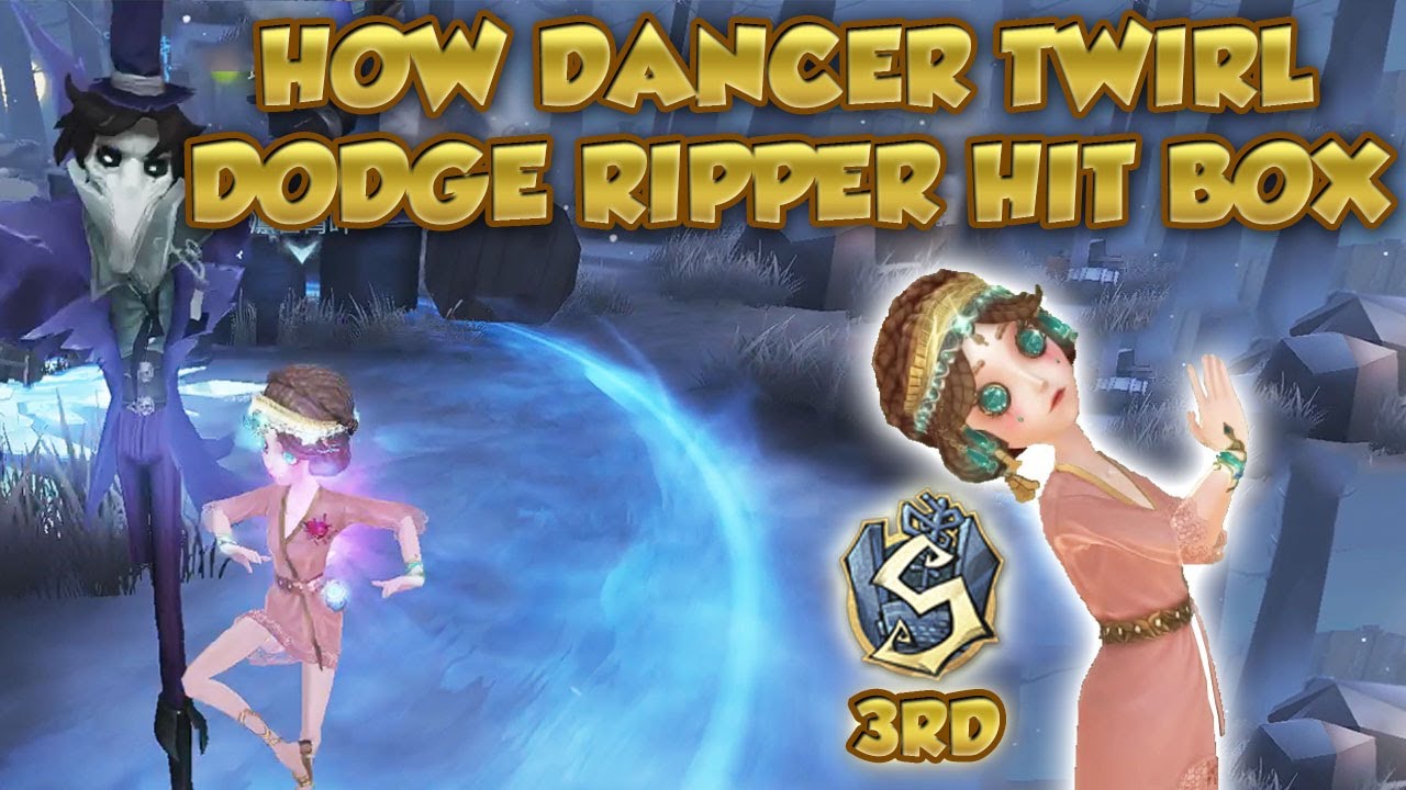 #144 Rank 3 Dancer Almost Get 4 Ciphers Kite Ripper | Identity V | 第五人格 | 제5인격 | dancer