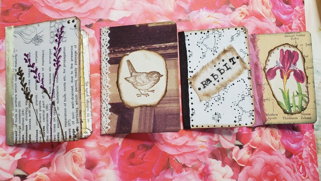 Junk Journal ~ Using Up Book Pages  Ep 21 ~ Easy Playing Card Booklets for Journal The Paper Outpost
