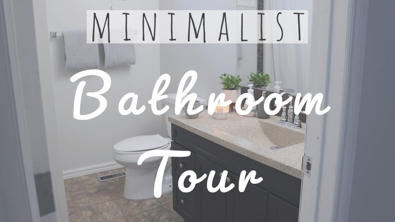 MINIMAL but FUNCTIONAL Bathroom Tour | Updated  2020 | Cashmere and Cacti