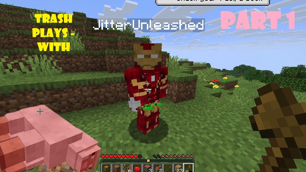 Teaching a Noob How to Play Java Minecraft-Trash and JittersPart 1