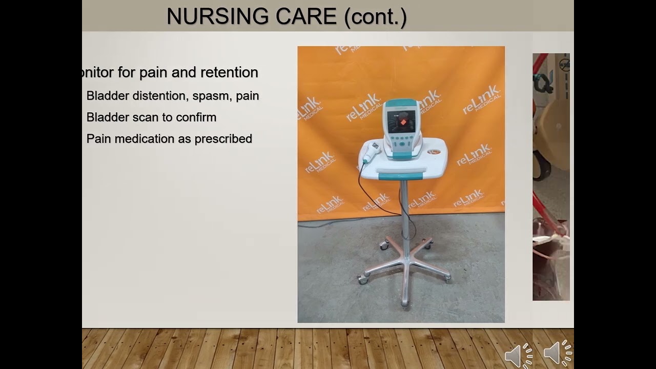 CBI or Continuous Bladder Irrigation or Closed Bladder Irrigation Nurse and Patient Education