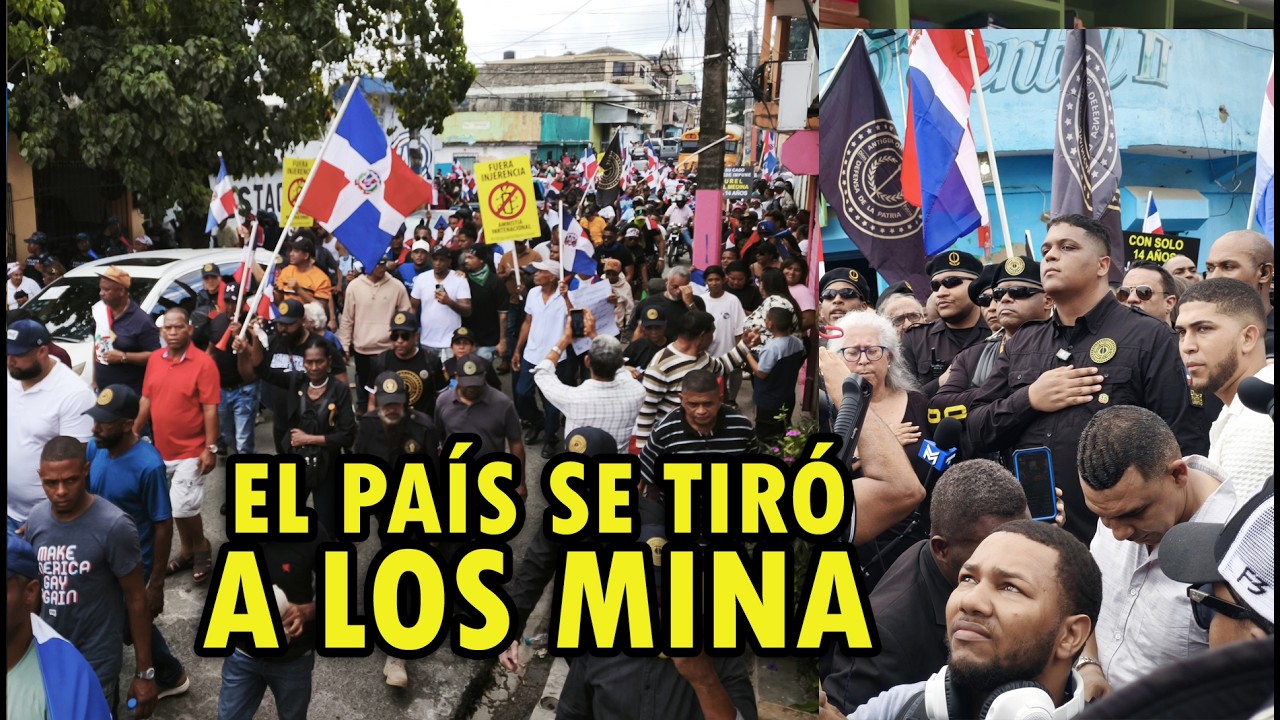Fuimos a la marcha multitudinaria de la Antigua Orden en Los Mina; Mira todo lo que sucedió!!!