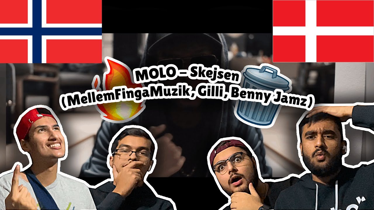 Norwegians React To (Danish Rap) Reacting Til MOLO - Skejsen (MellemFingaMuzik, Gilli, Benny Jamz)