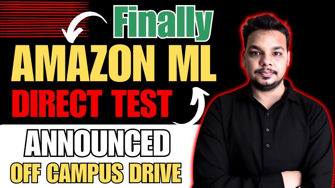 Direct Test , Mass Hiring | Amazon , Mongolix | OFF Campus Drive | 2027, 2026, 2025, 2024 Batch