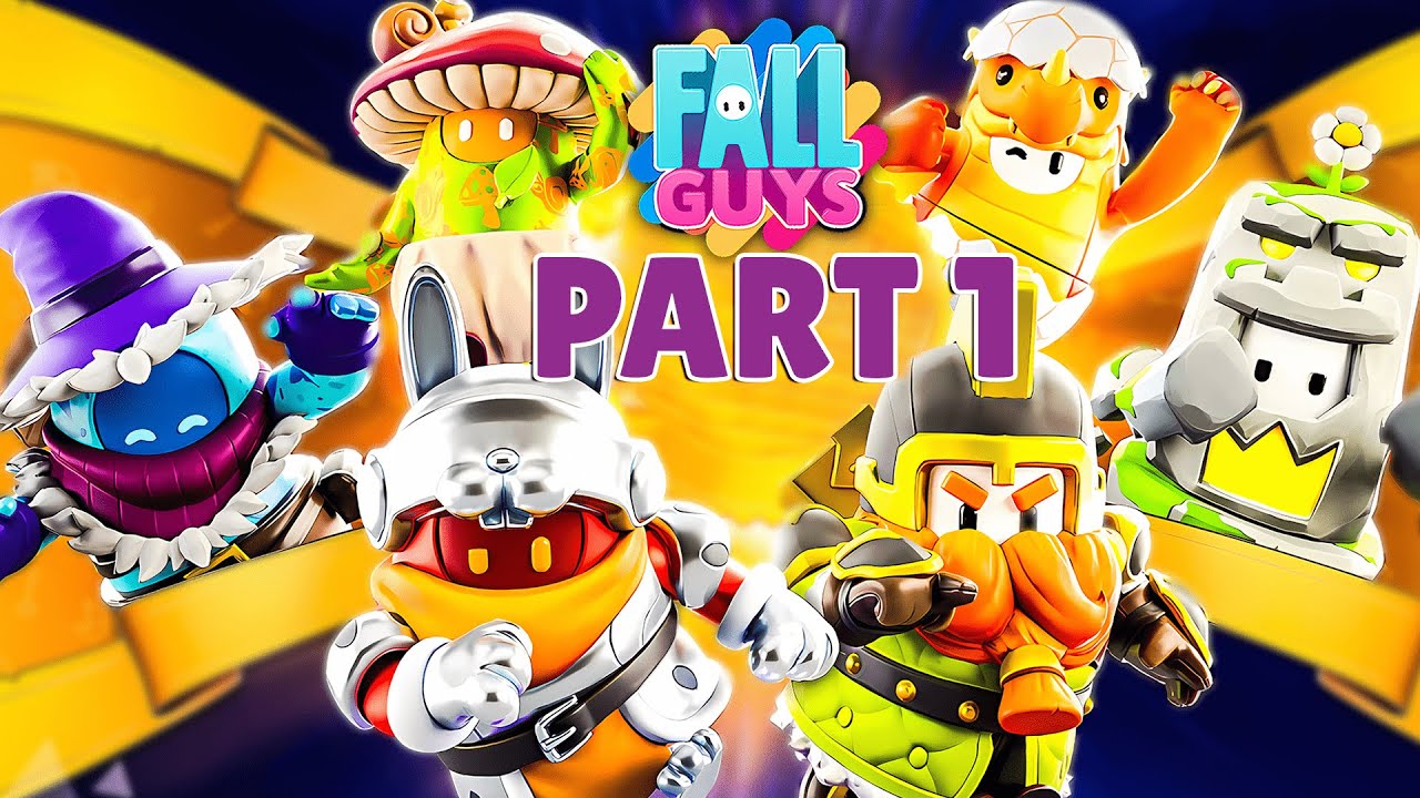 FALL GUYS New Fame Pass - Playthrough No Commentary - PART 1 | SBMM in Explore & Squads
