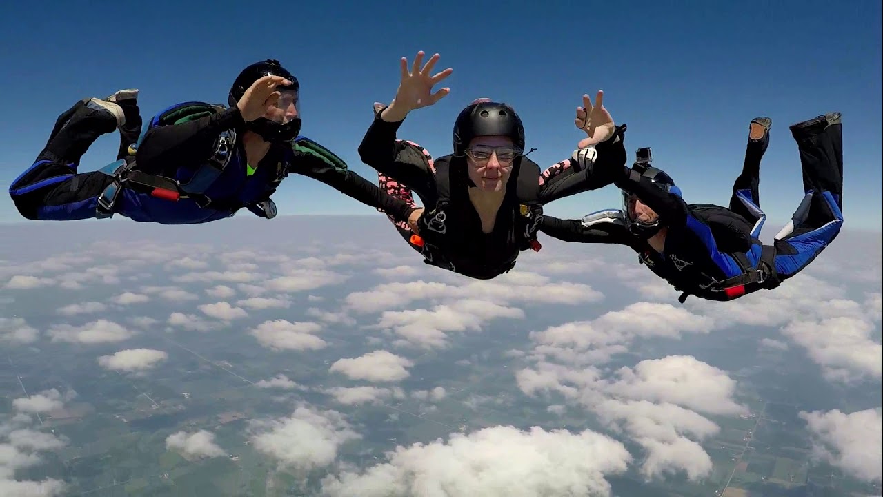 My first skydive!  AFF student Cat A Jump #1 at Skydive Twin Cities