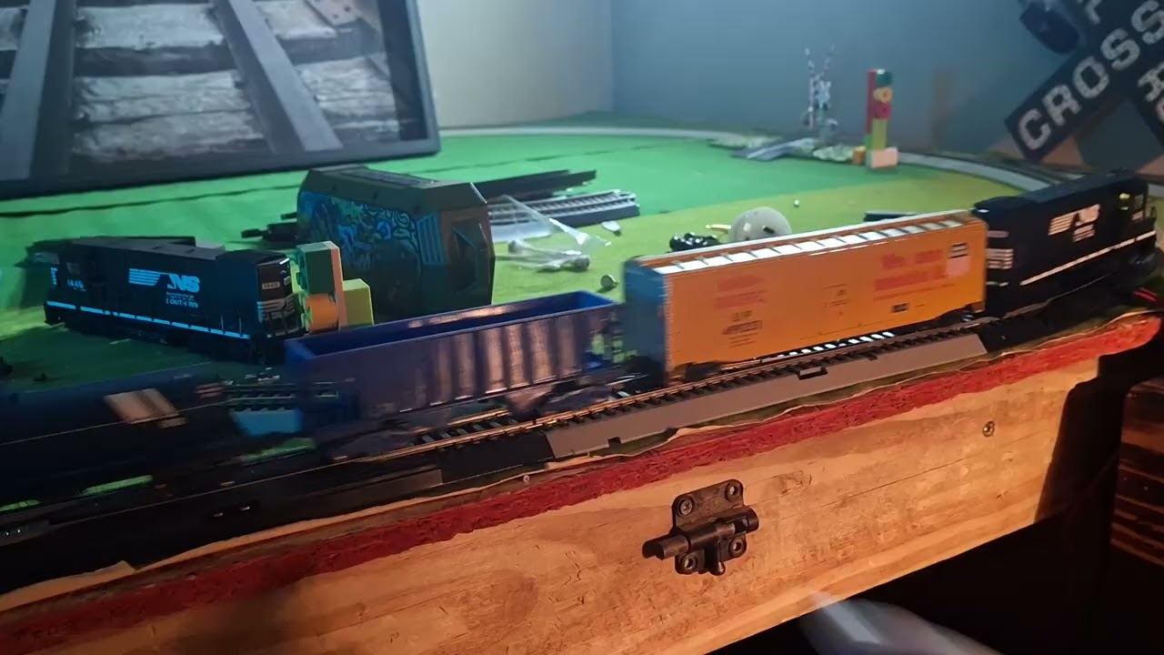 Ho scale train layout 