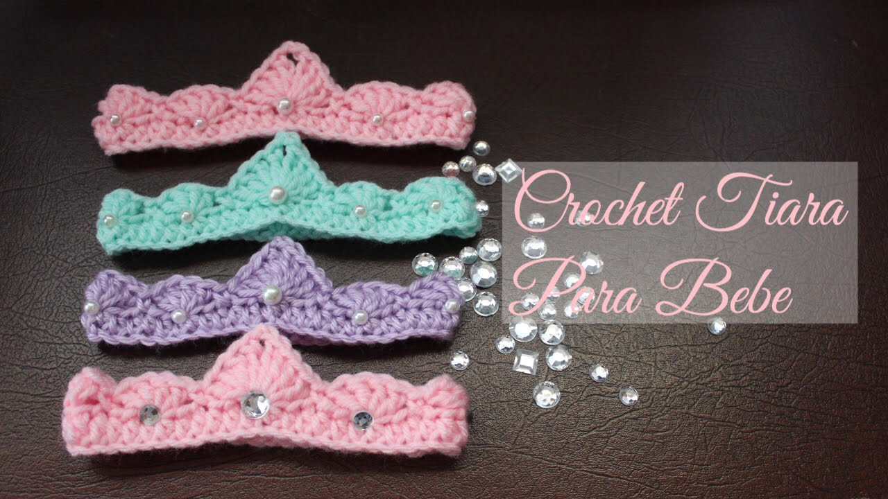 Crochet Tiara Para Bebe