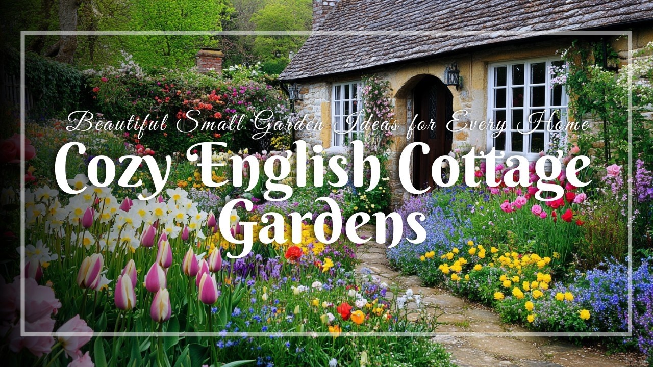 Cozy English Cottage Gardens: Beautiful Small Garden Ideas for Every Home