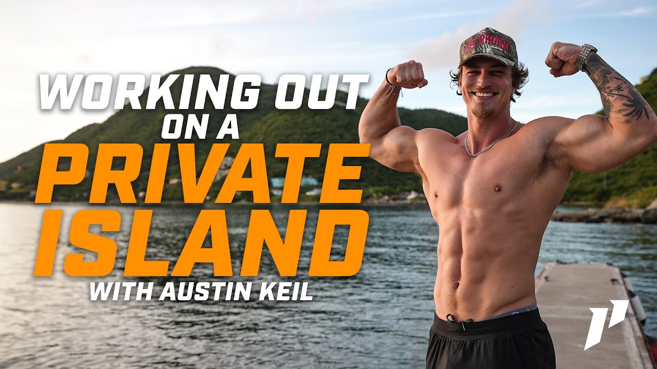 Shoulder Workout on a PRIVATE ISLAND with Austin Keil