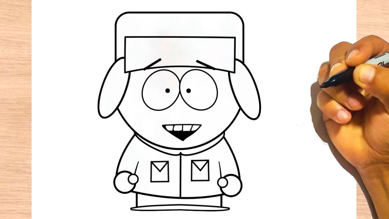 How to Draw Kyle Broflovski easy - Drawing Step by Step