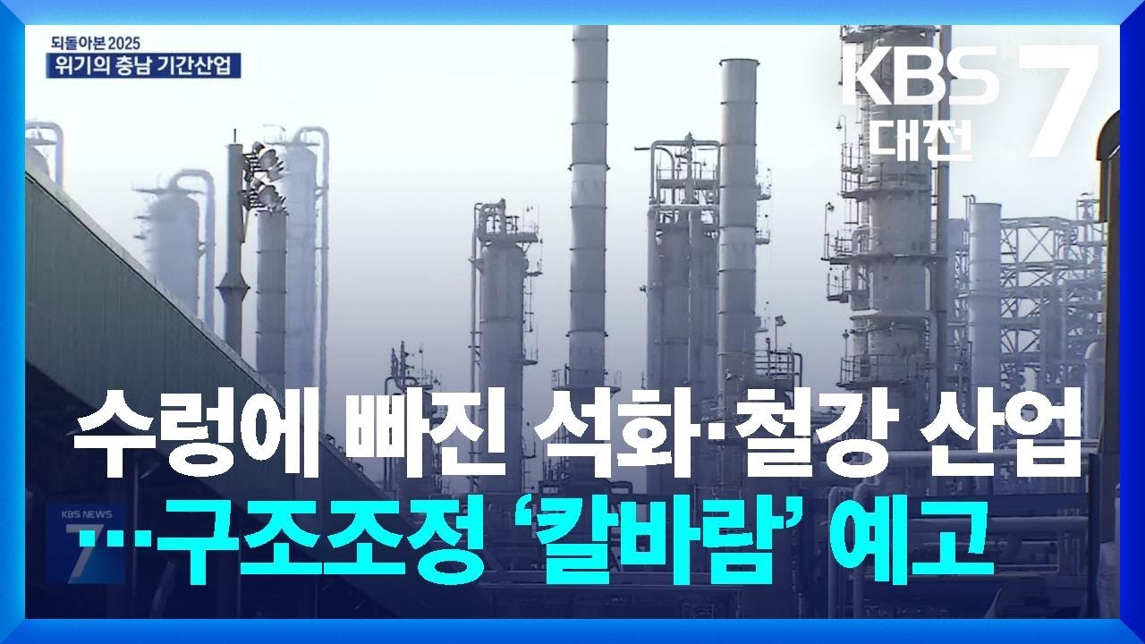 [되돌아본 2025] 수렁에 빠진 석화·철강 산업…구조조정 ‘칼바람’ 예고 / KBS  2025.12.29.