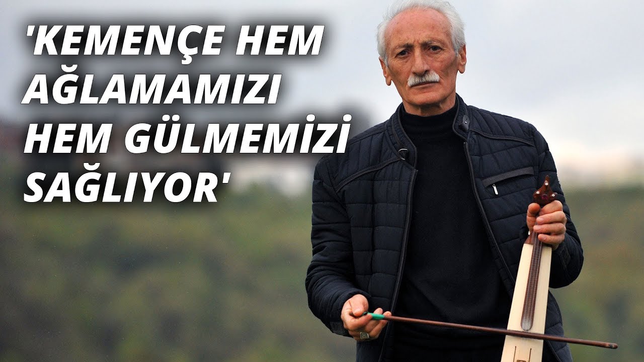Hem kemençe yapıyor hem çalıyor