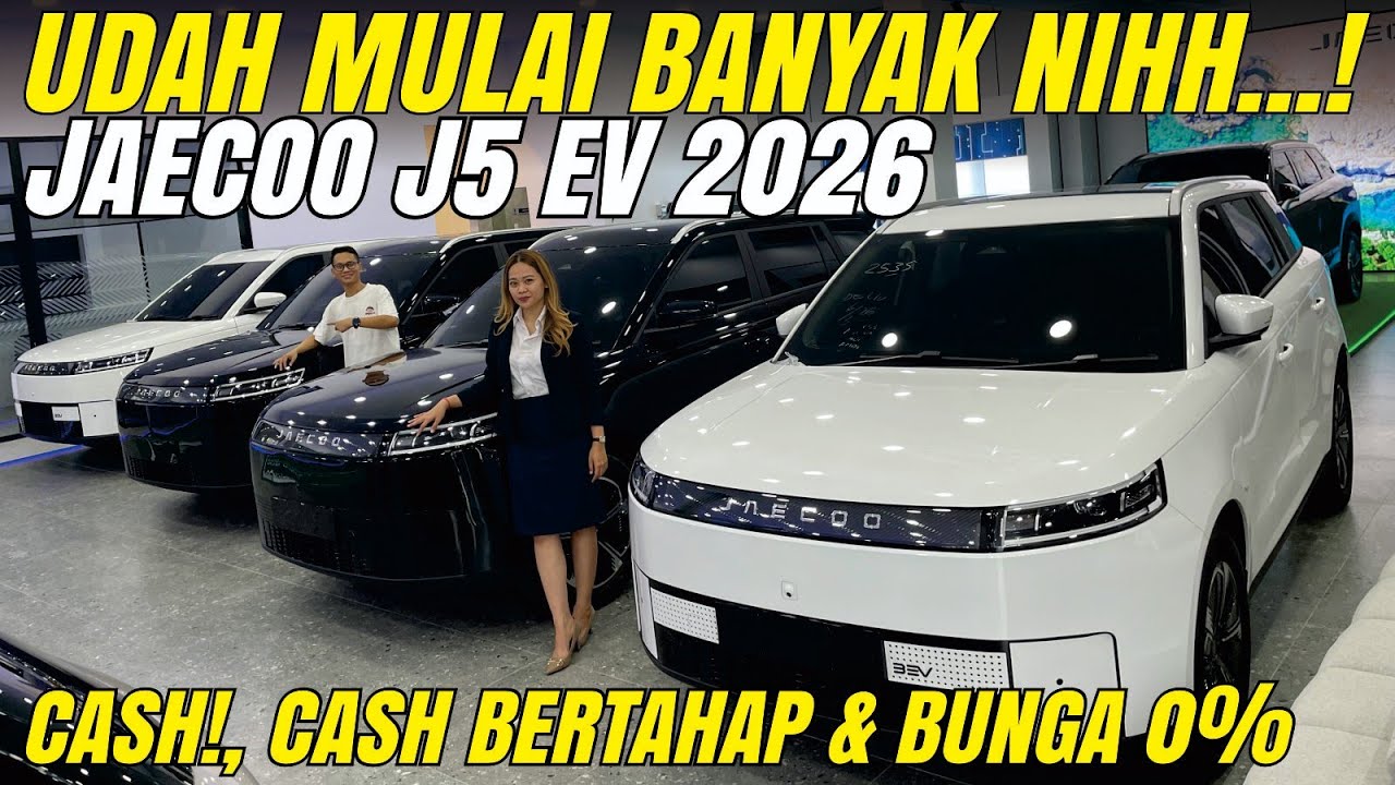 MASA GAK MAU? JAECOO J5 EV MOBIL SEJUTA UMAT SELANJUTNYA! J8 SHS & J7 SHS READY DI JAECOO KEB. JERUK