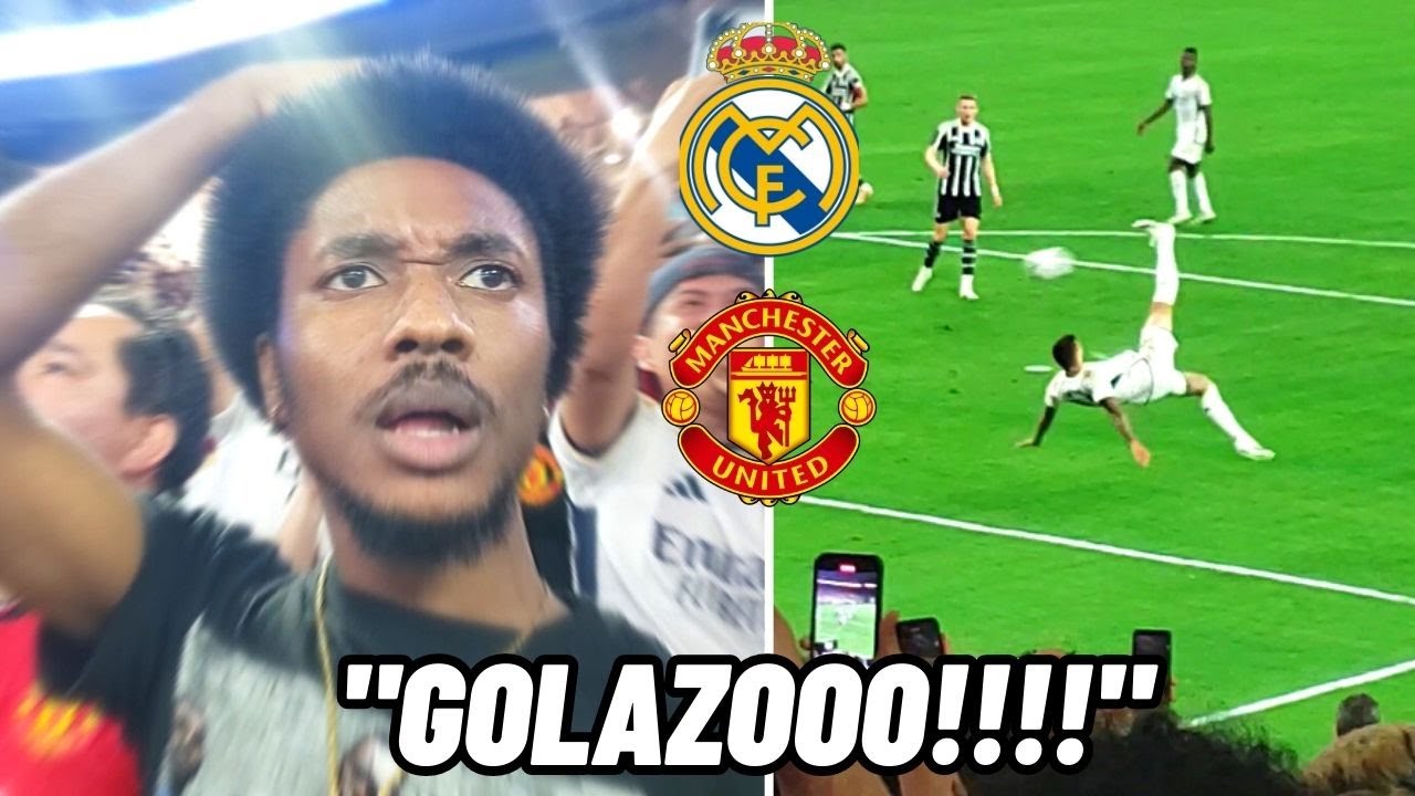 WITNESSING MY FIRST BICYCLE KICK AT REAL MADRID VS MAN UNITED!