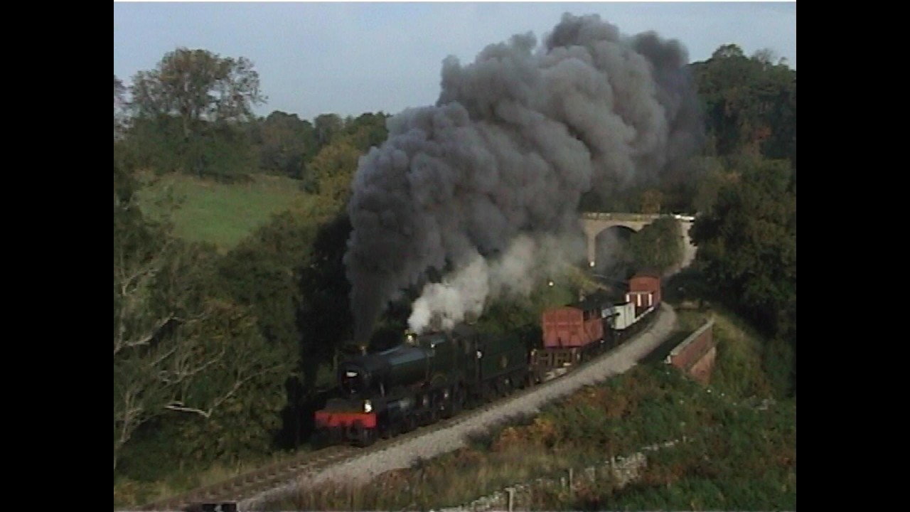 Manor hauled freight train at NYMR steam gala and a ride behind guards van on the 1 in 49 bank.