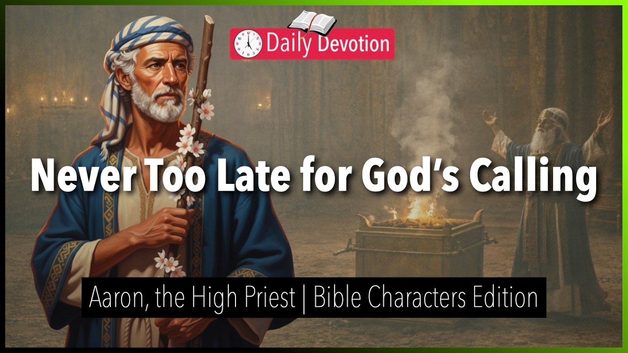 February 22: Never Too Late for God’s Calling- Aaron - Exodus 28 - 365 Daily Devotions