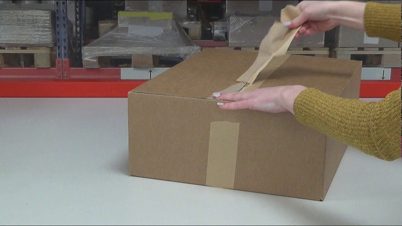 100% recyclable paper kraft tape
