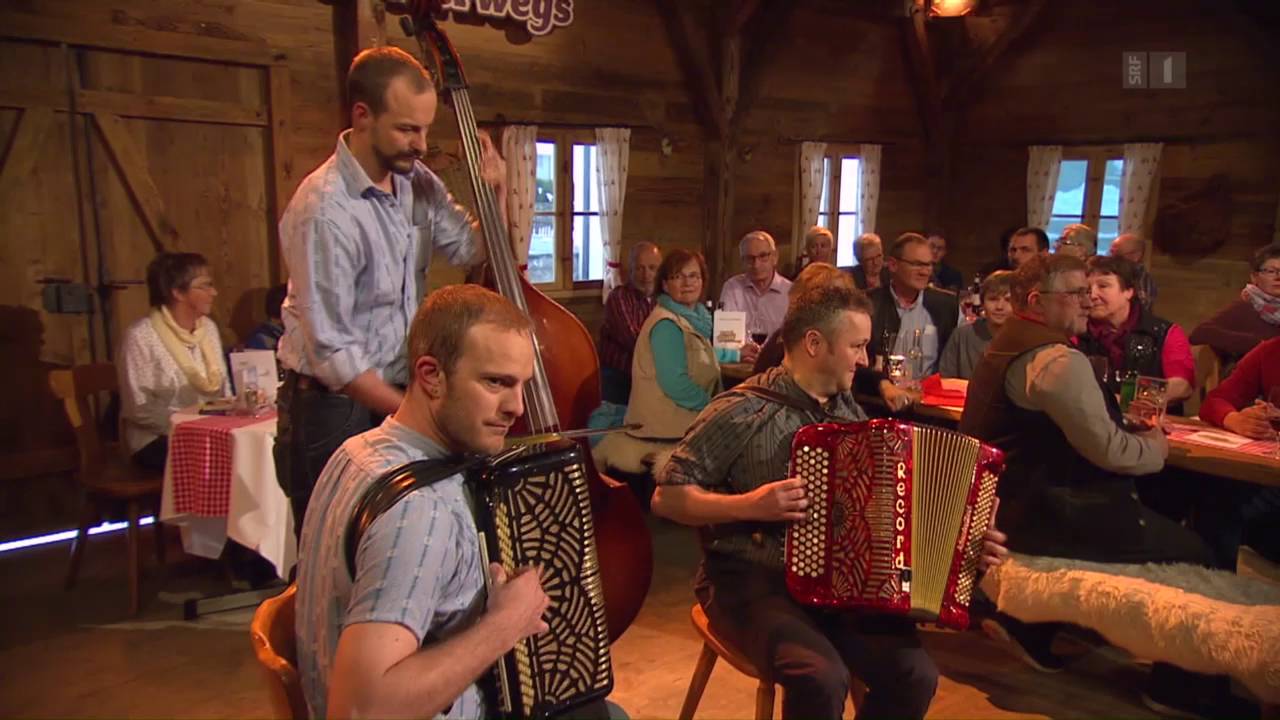 Akkordeonduo Frowin Neff & Simon Lüthi mit  Mit Em Setz Jök Im Schlussgang | Potzmusig | SRF