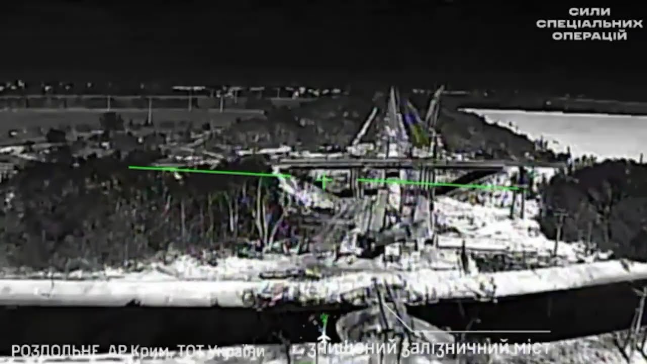 Ukrainian special forces blow up railway bridge over North Crimean Canal