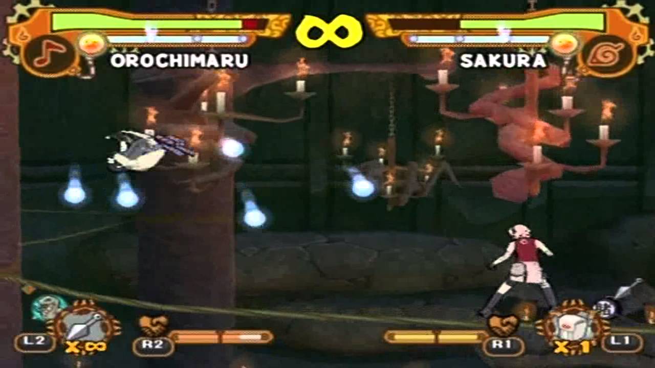 NUN5 Orochimaru vs. Team 7