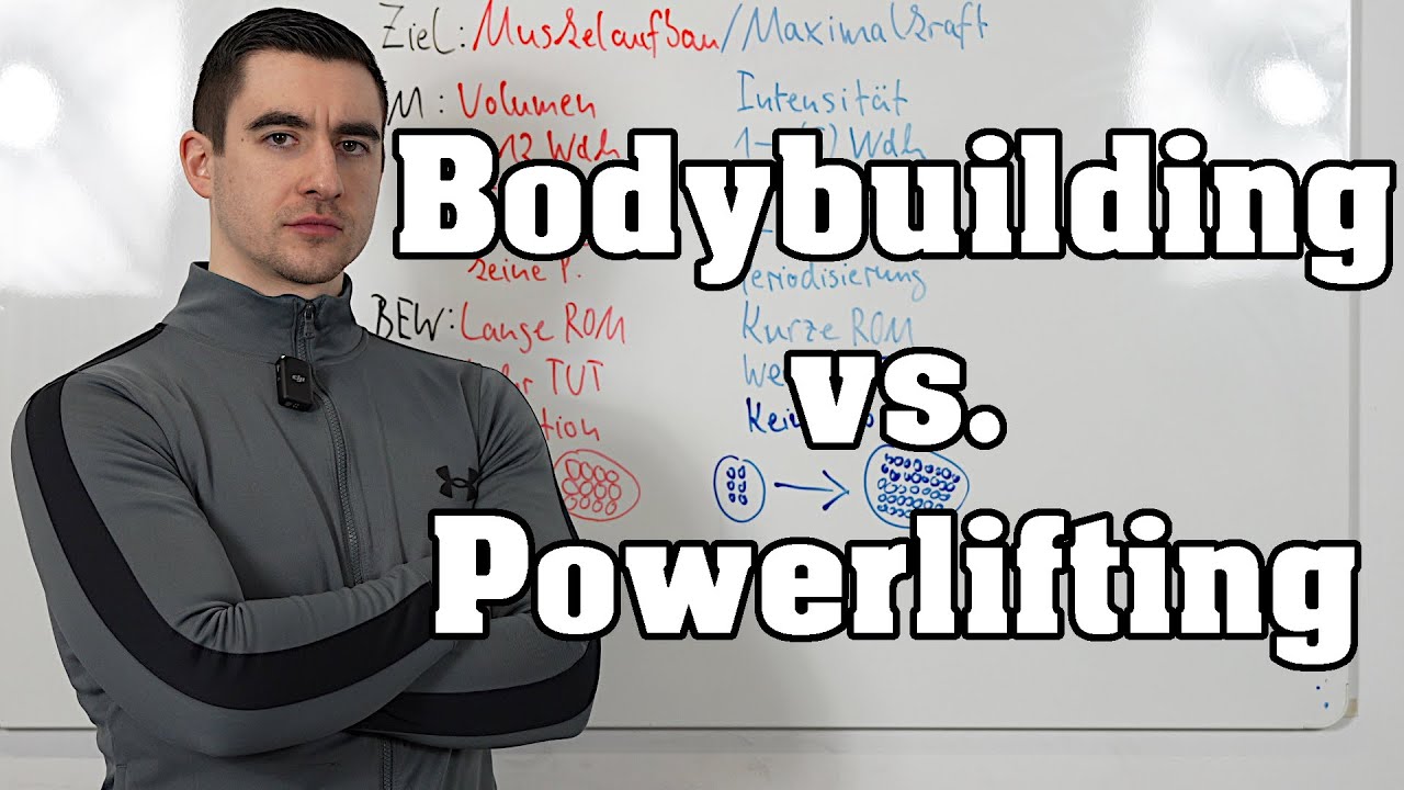 Warum sehen Bodybuilder und Powerlifter komplett anders aus?!