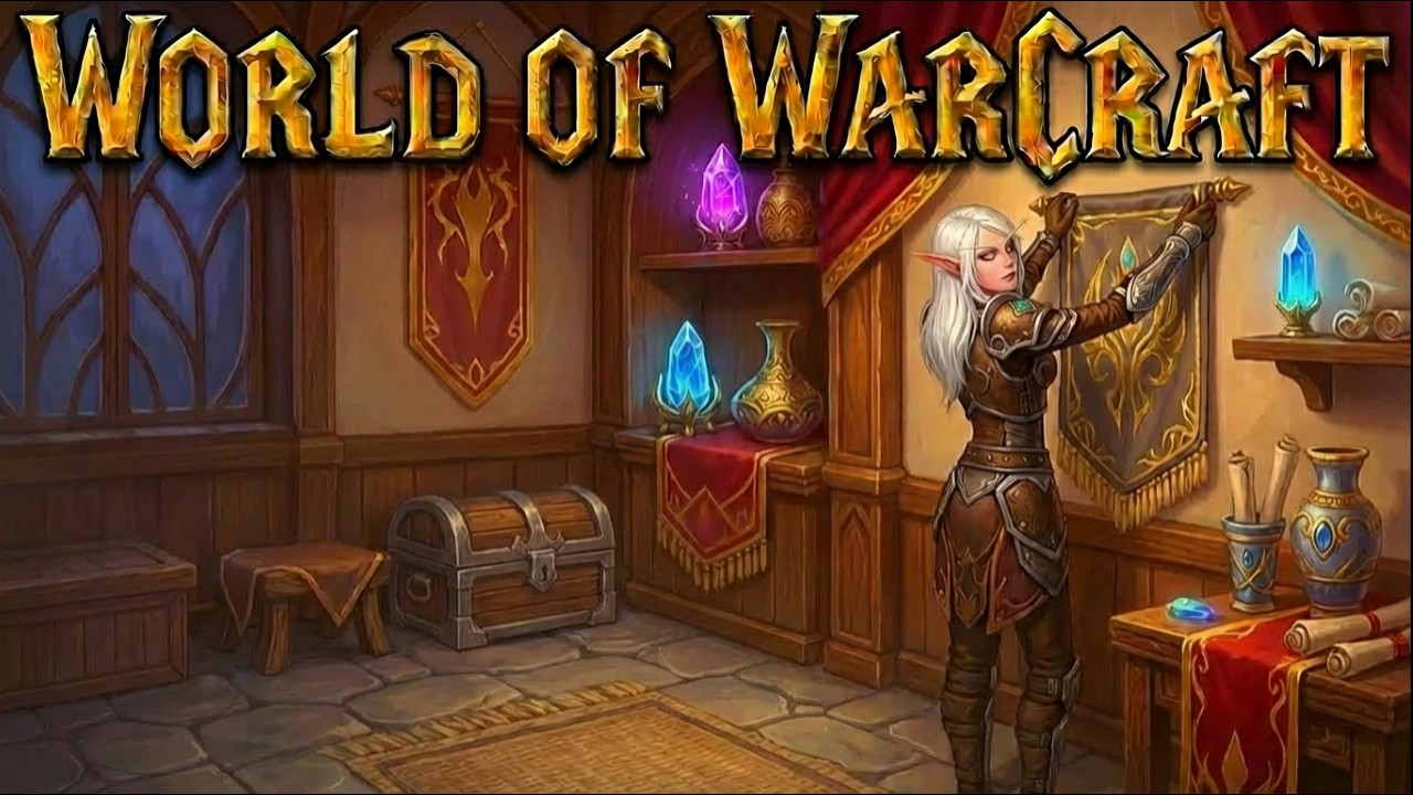 A Cozy Night in Azeroth | Quests + Home Decorating