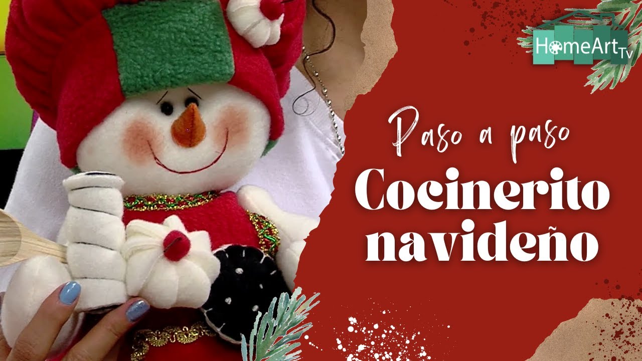 Cocinerito navideño paso a paso - HomeArtTv producido por Juan Gonzalo Angel Restrepo