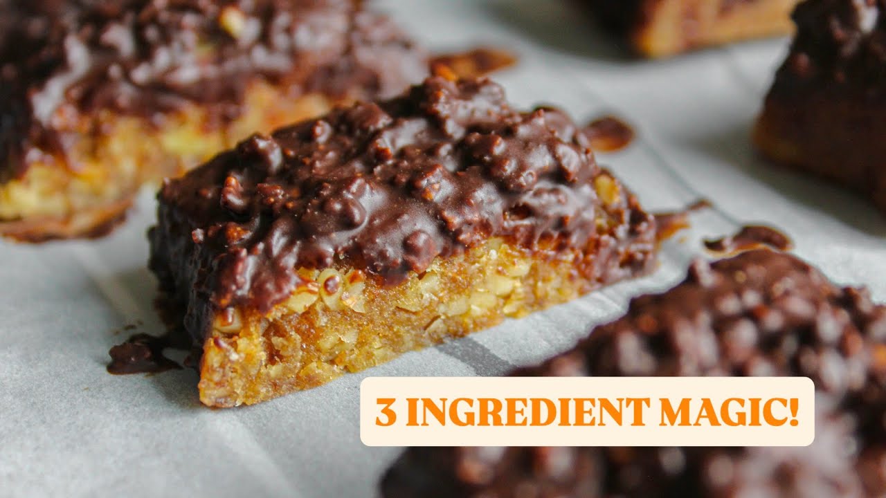 3-Ingredient Walnut Date Chocolate Bites | Healthy No-Bake Snack