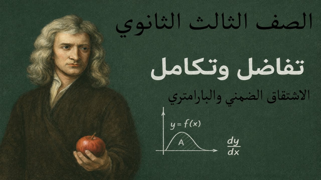 الاشتقاق الضمني والبارامتري - تفاضل - الصف الثالث الثانوي