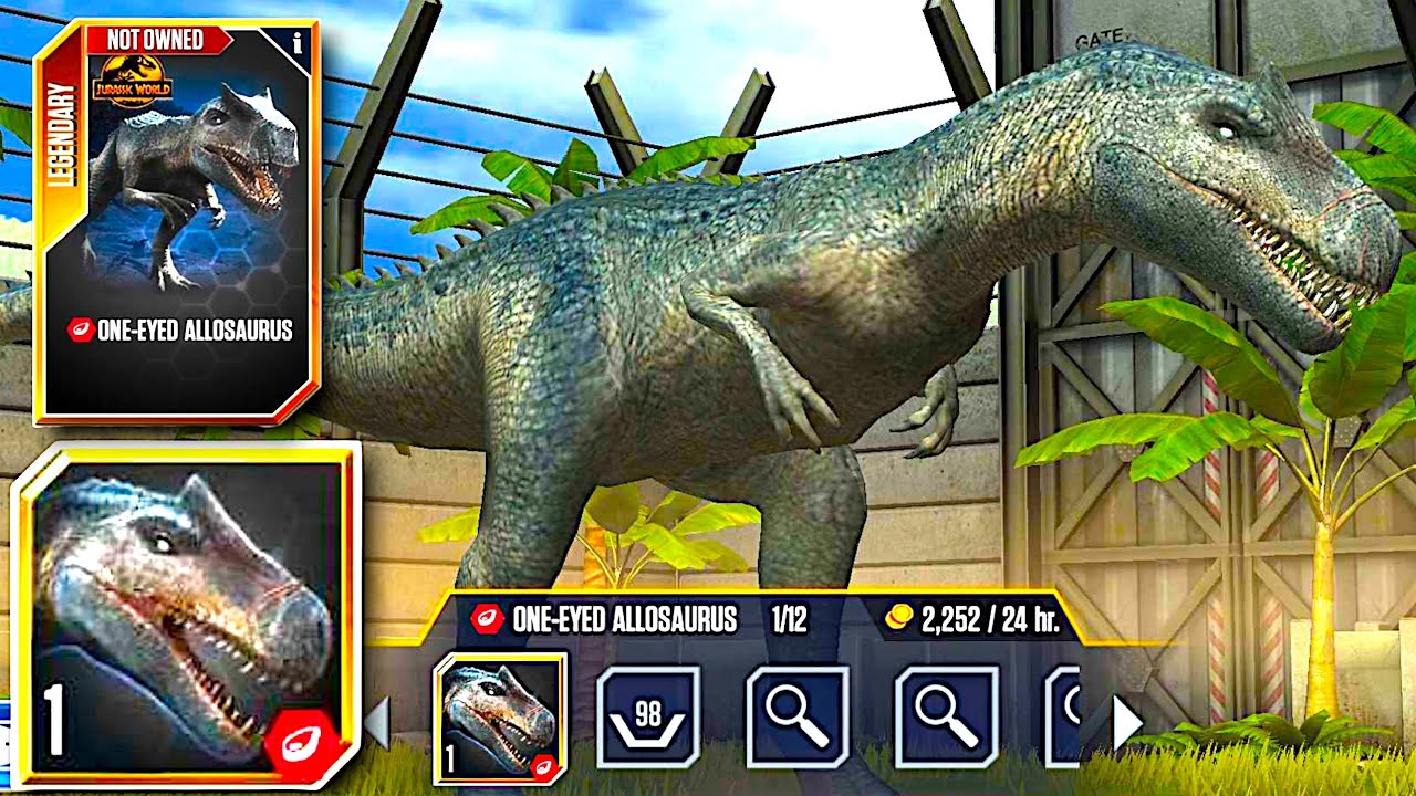 NEW DINOSAUR THE ALLOSAURUS COMING & NEW UPDATE - Jurassic World The Game