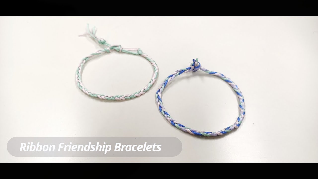 Ribbon Friendship Bracelets [Craft Ideas With Ribbon | Part 3]